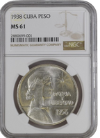 1P 1938 ABC NGC MS61