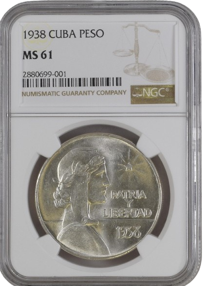 1P 1938 ABC NGC MS61