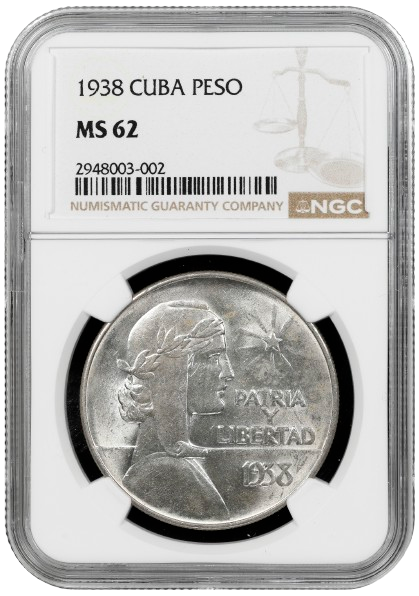 1P 1939 ABC NGC MS62