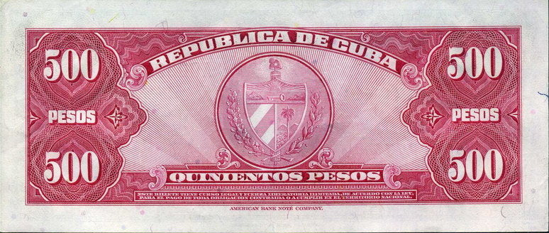 Billete 500P 1950