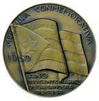 1952 Medalla - Centenario de la Bandera Cubana