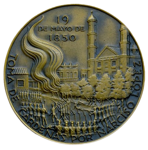 1952 Medalla - Centenario de la Bandera Cubana