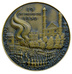 1952 Medalla - Centenario de la Bandera Cubana