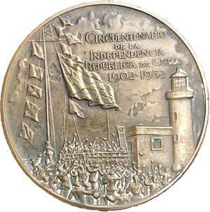 1952 Medalla - Cincuentenario de la Independencia