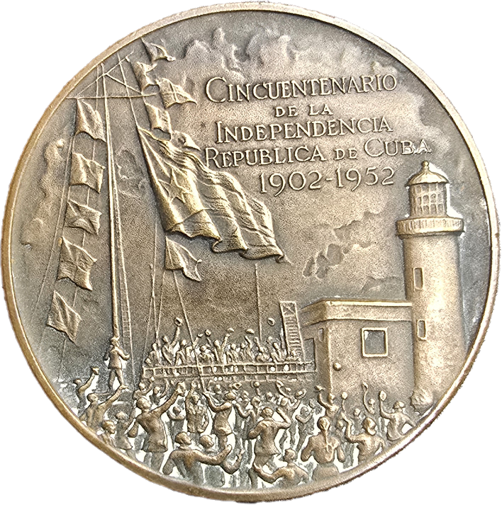 1952 Medalla - Cincuentenario de la Independencia