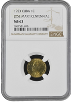 1C 1953 NGC MS63 - Republic Anniversary