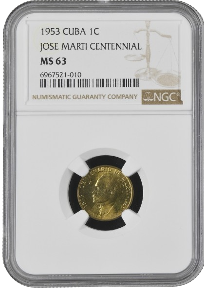 1C 1953 NGC MS63 - Republic Anniversary