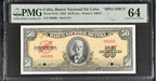 50P 1958 PMG 64 - Muestra