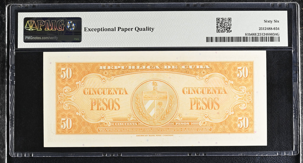 50P 1958 PMG 66