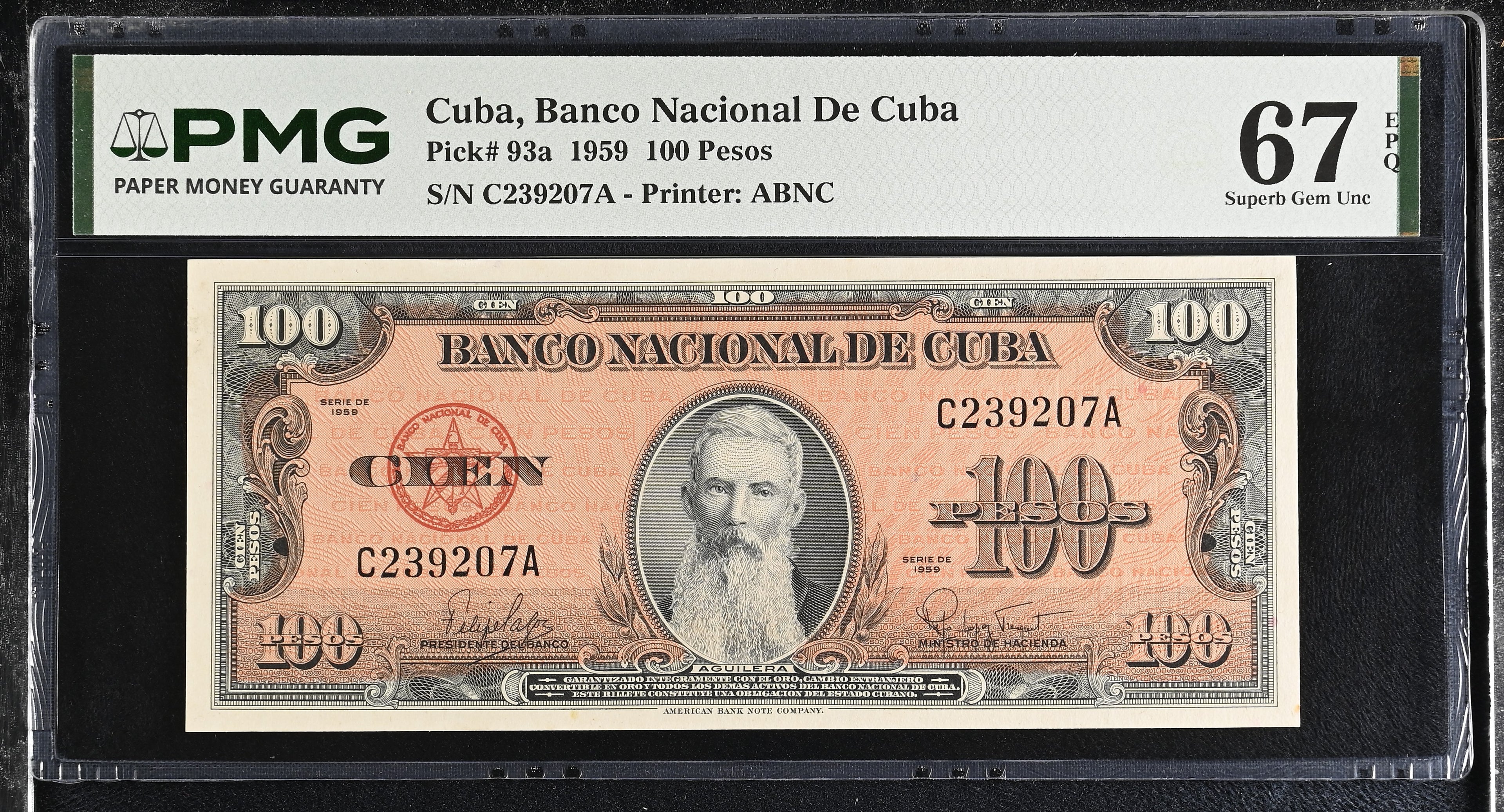 100P 1959 PMG 67