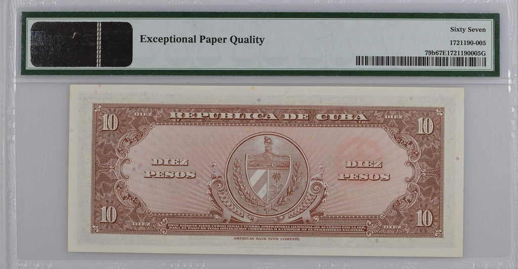 10P 1960 PMG 67