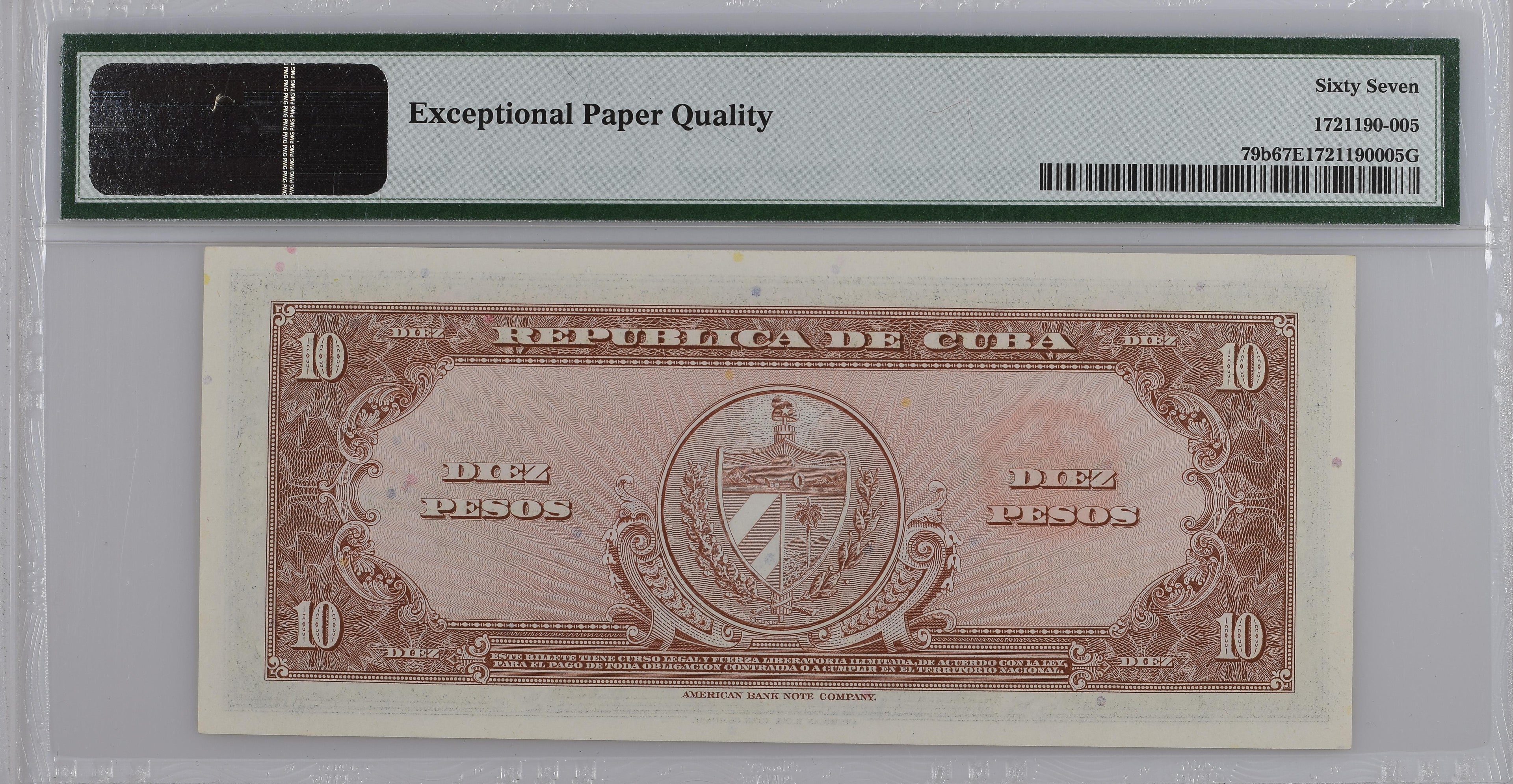 10P 1960 PMG 67