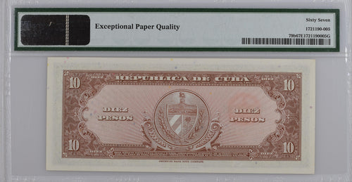 10P 1960 PMG 67