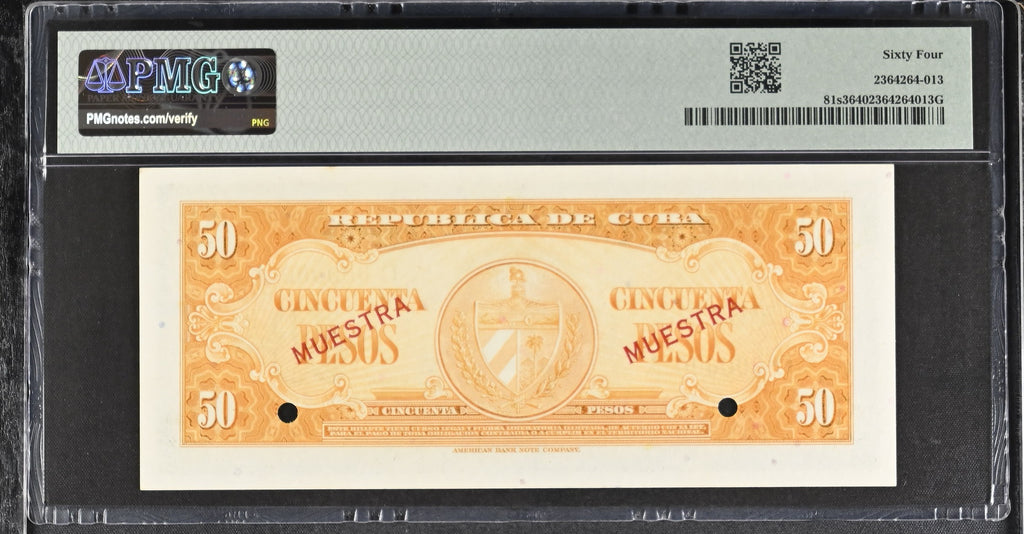 50P 1960 CHE PMG 64 - Muestra