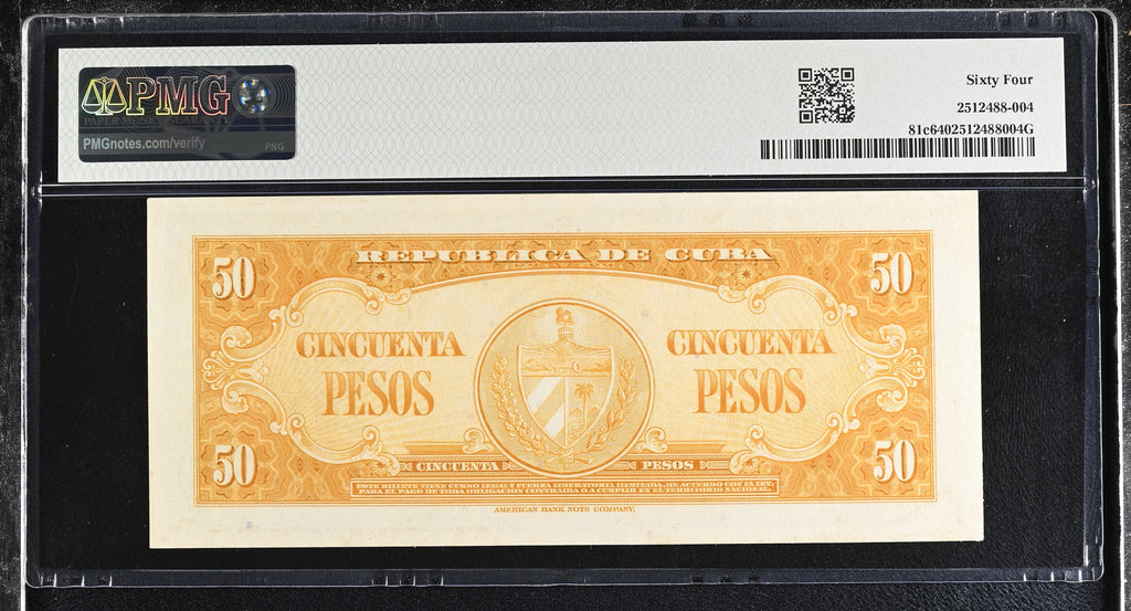 50P 1960 CHE PMG 64