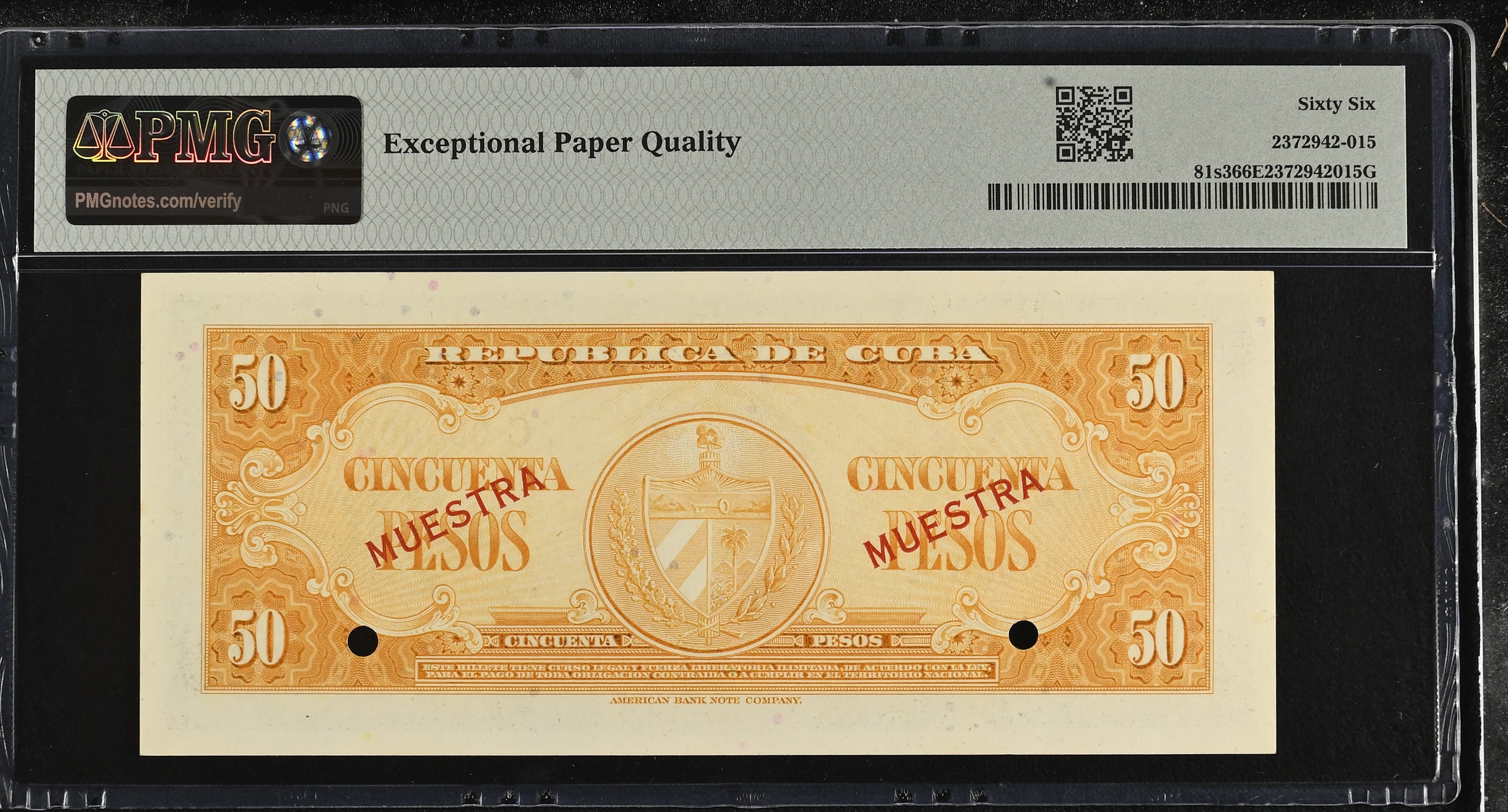 50P 1960 CHE PMG 66 - Muestra