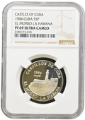 5P Silver 1984 PF69 - EL MORRO LA HABANA