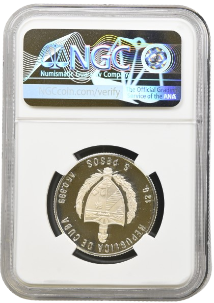 5P Silver 1984 PF69 - EL MORRO LA HABANA