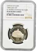 5P Silver 1984 PF69 - EL MORRO SANTIAGO DE CUBA
