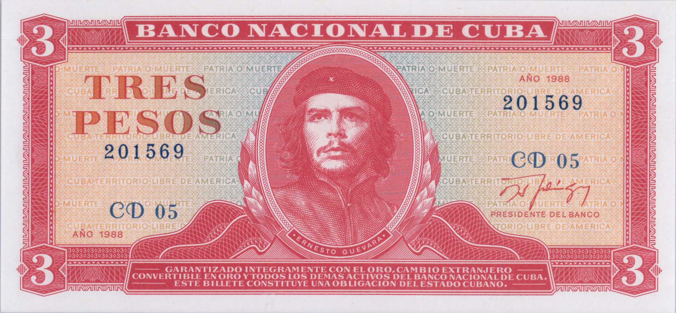 Billete 3P 1988