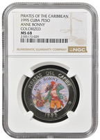 1P 1995 Pirates of the Caribbean - Anne Bonny NGC MS68