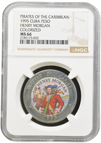 1P 1995 Pirates of the Caribbean - Henry Morgan NGC MS66