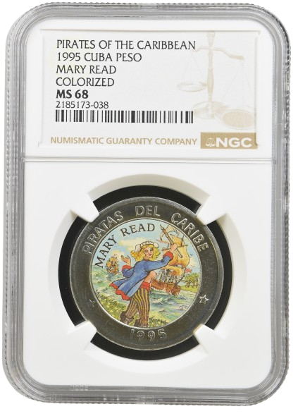 1P 1995 Pirates of the Caribbean - Mary Read MS68