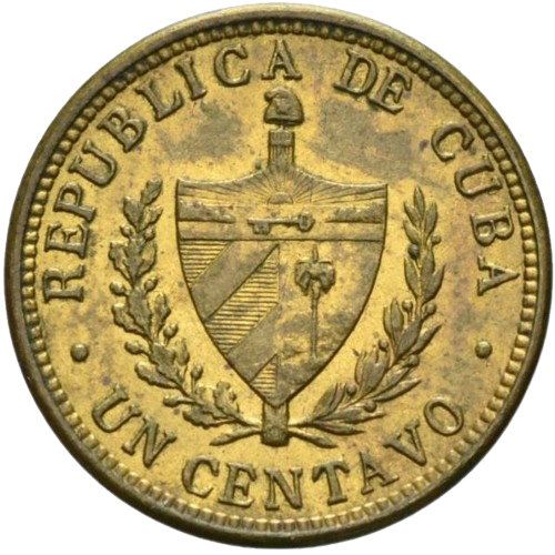 1 Centavo 1943 - Brass
