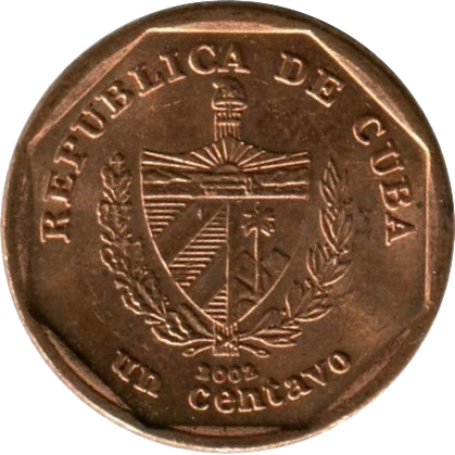 1 Centavo 2002 CUC - Cobre