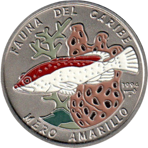 1P 1994 - Fauna del Caribe - Mero Amarillo