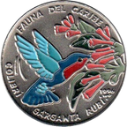 1P 1996 - Fauna del Caribe - Colibrí Garganta Rueí
