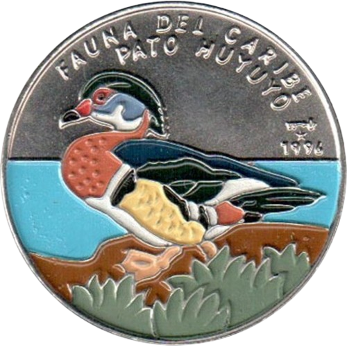 1P 1996 - Fauna del Caribe - Pato Huyuyo