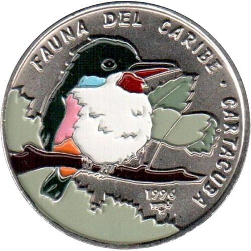 1P 1996 - Fauna del Caribe - Cartacuba