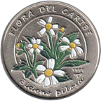 1P 1997 - Flora del Caribe - Bidens Pilosa