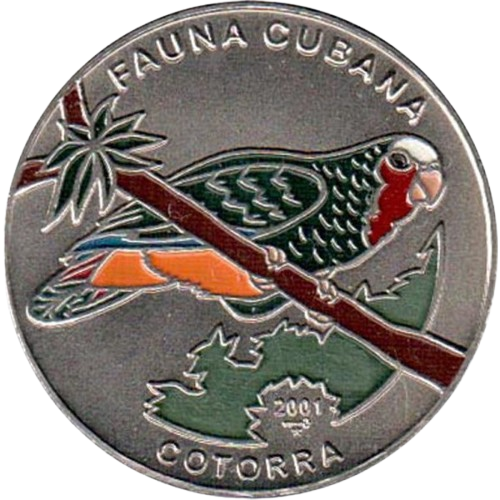 1P 2001 - Fauna Cubana - Cotorra