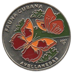 1P 2001 - Fauna Cubana - Mariposa Avellaneda
