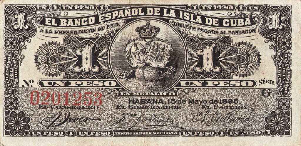 1 Peso 1896