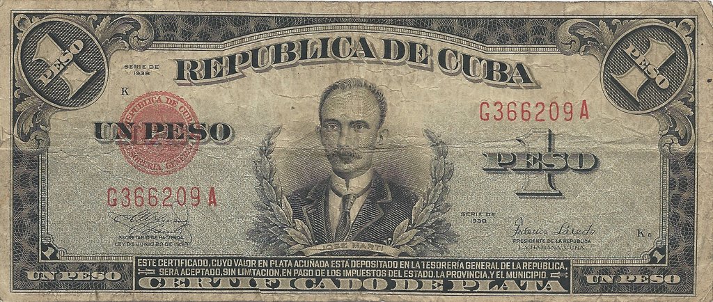 1 Peso 1938