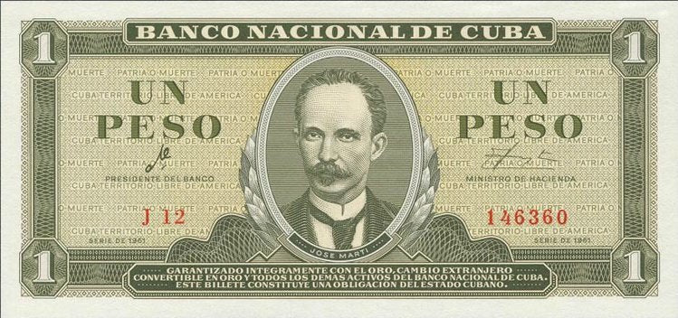 1 Peso 1961 CHE