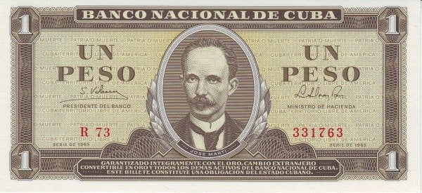 1 Peso 1965