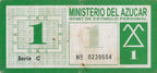1 Peso 1997-1998 MINAZ Bono de estimulo personal