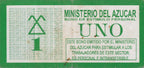 1 Peso 1997-1998 MINAZ Bono de estimulo personal