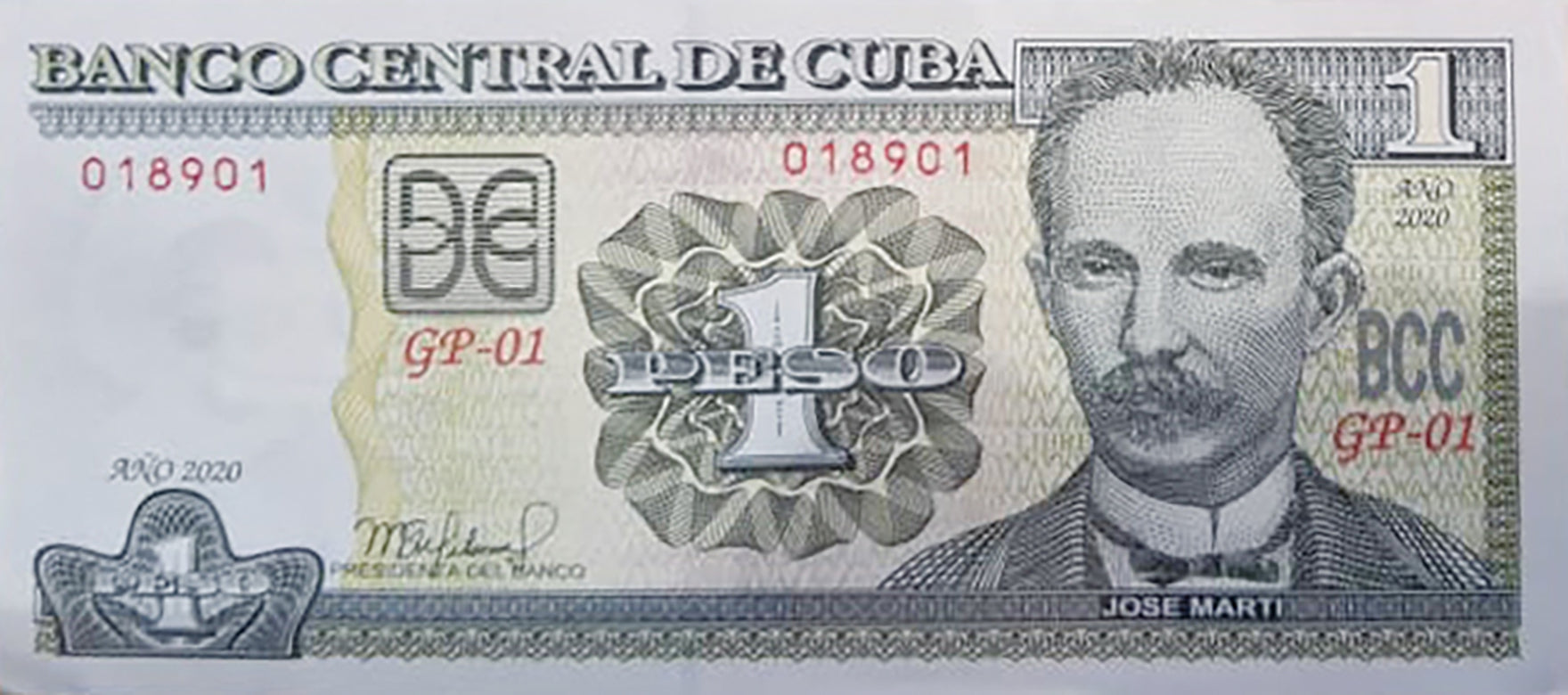 1 Peso 2020