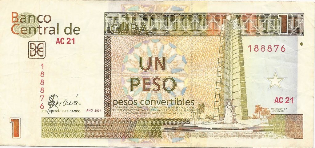 1 Peso CUC 2007