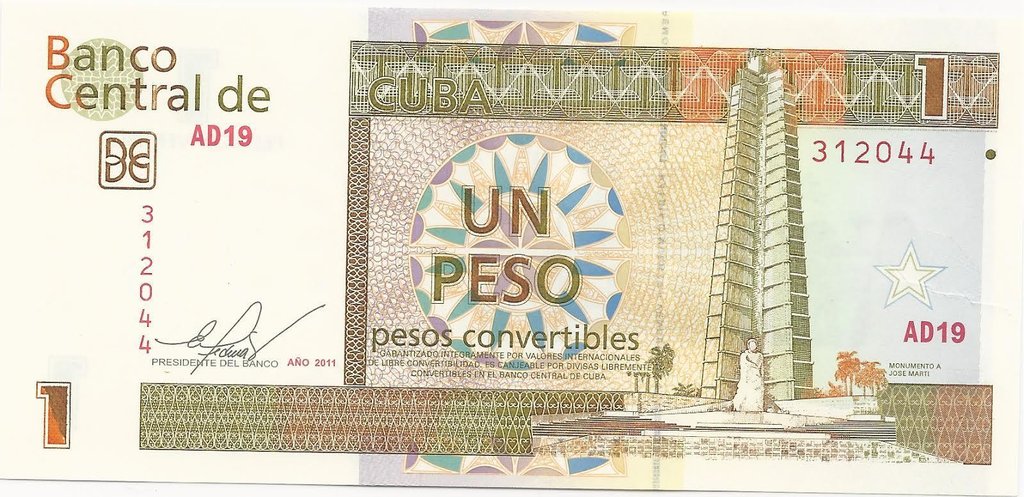 1 Peso CUC 2011