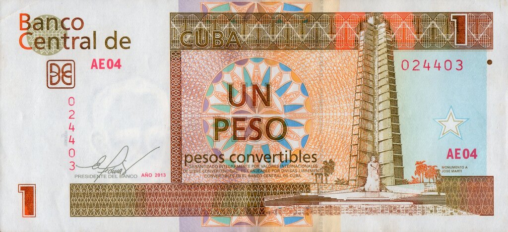 1 Peso CUC 2013