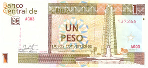 1 Peso CUC 2017