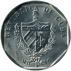 1 Peso CUC 2017