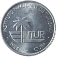 1c 1988 Intur - Numeros Arabigos - Aluminio