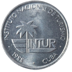 1c 1988 Intur - Numeros Arabigos - Aluminio